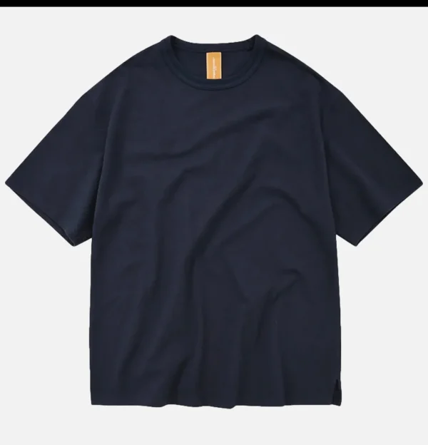 Og Double Rib Oversized Tee Navy