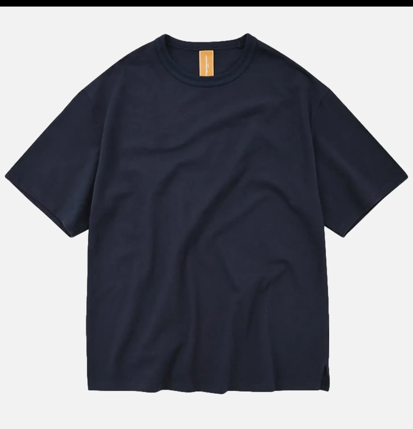 Og Double Rib Oversized Tee Navy