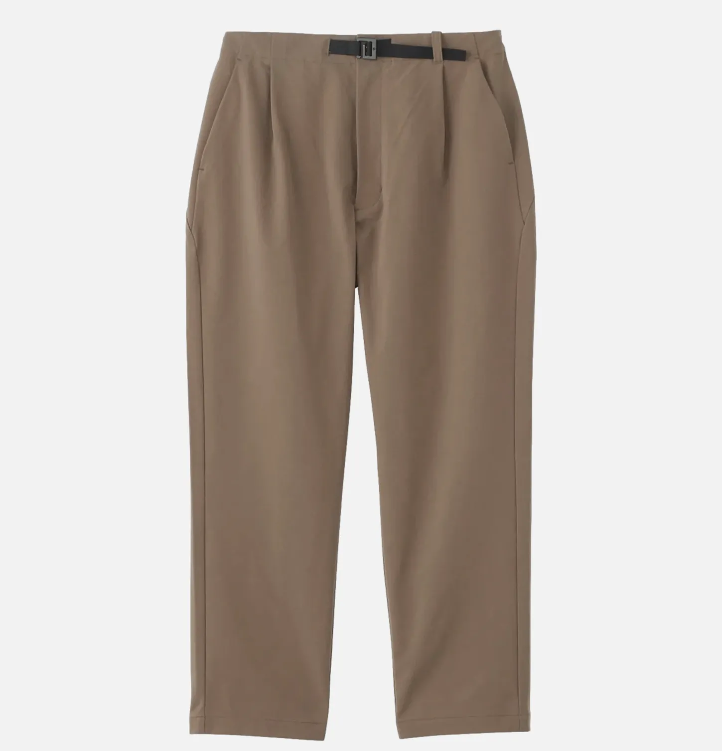 One Tuck Stretch Pant Taupe Gr