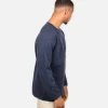 9oz Ls Crew Sweat Navy