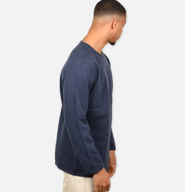 9oz Ls Crew Sweat Navy