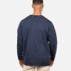 9oz Ls Crew Sweat Navy