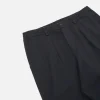 Pantalon Double Pleated Black