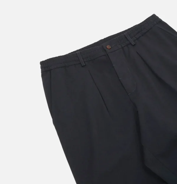 Pantalon Double Pleated Black