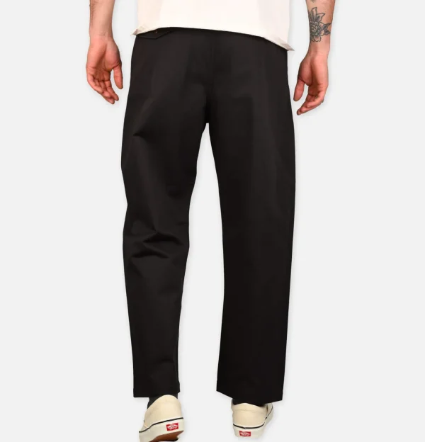 Pantalon Double Pleated Black