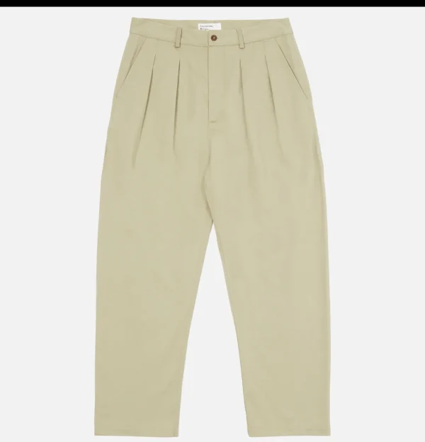 Pantalon Double Pleated Stone