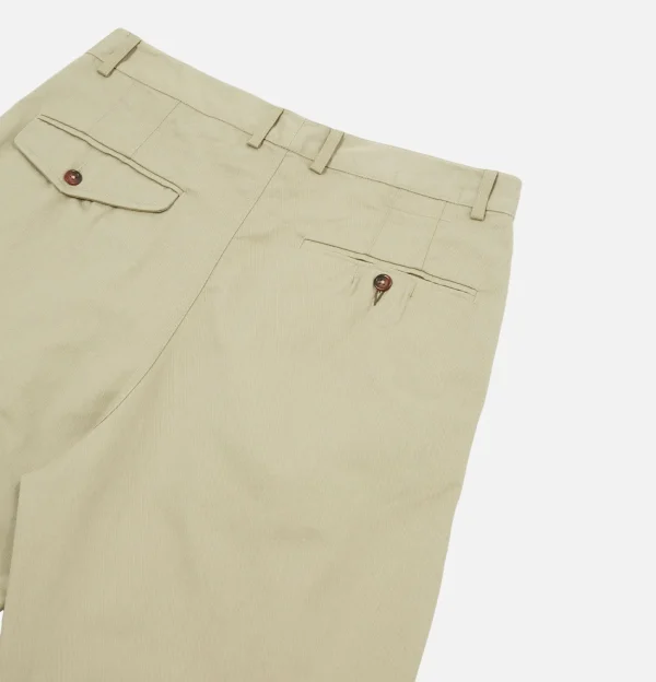 Pantalon Double Pleated Stone