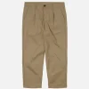 Pantalon Haworth One Tuck Beige