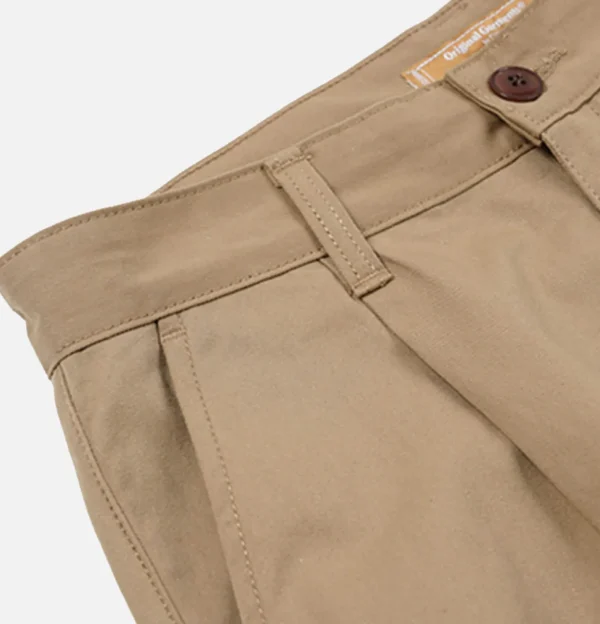Pantalon Haworth One Tuck Beige