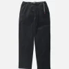 Pantalon Tuck Corduroy Black