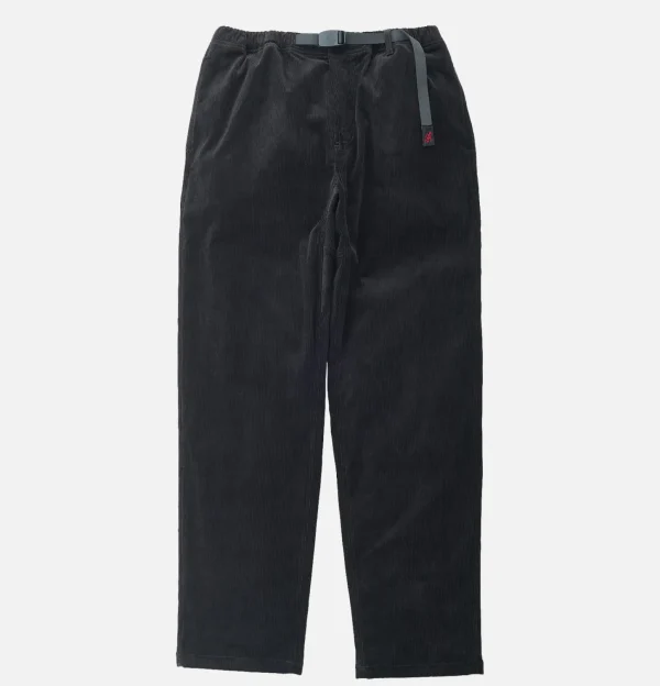 Pantalon Tuck Corduroy Black