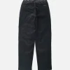 Pantalon Tuck Corduroy Black