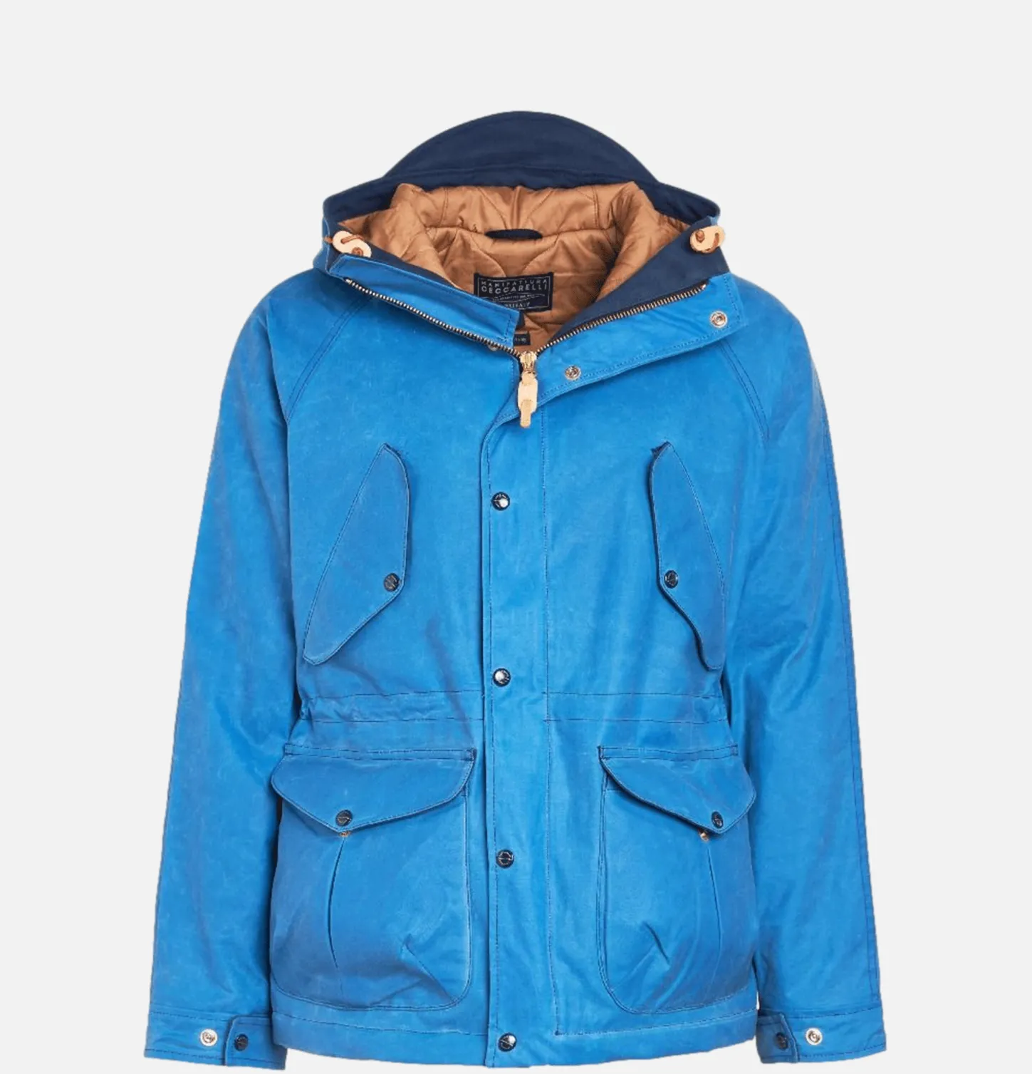 Parka Fisherman Mid Blue