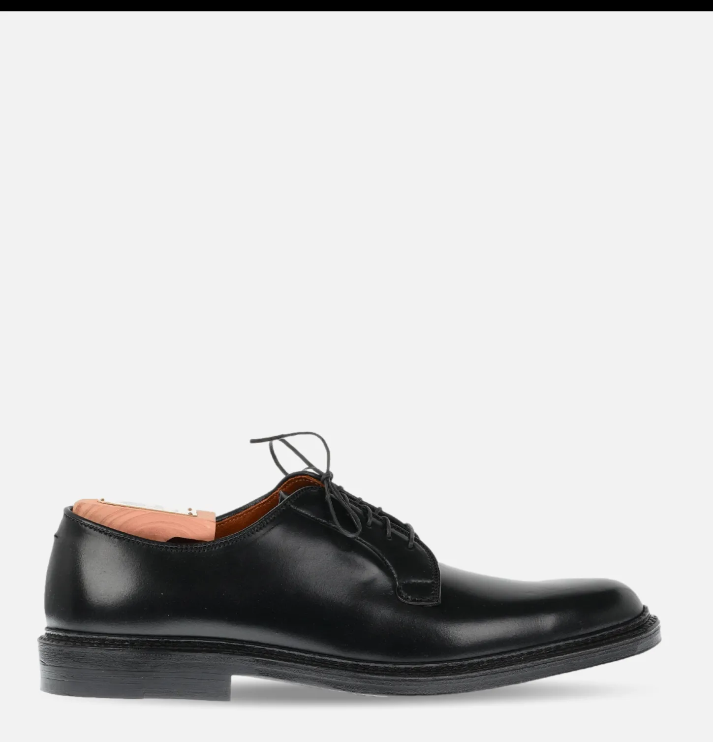 9901 - Plain Toe Blucher Black