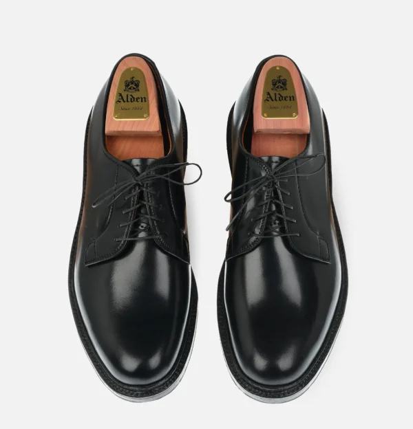 9901 - Plain Toe Blucher Black
