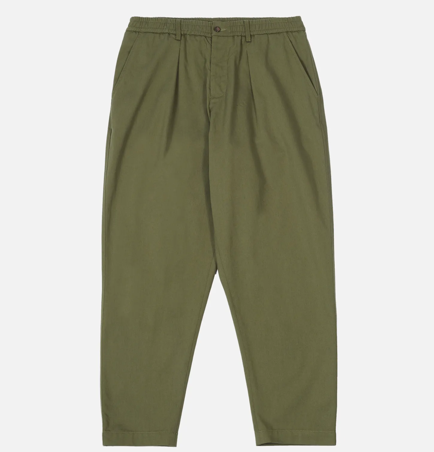 Pleated Track Pant Olive
