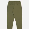 Pleated Track Pant Olive