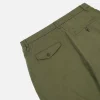 Pleated Track Pant Olive