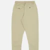 Pleated Track Pant Stone