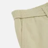 Pleated Track Pant Stone