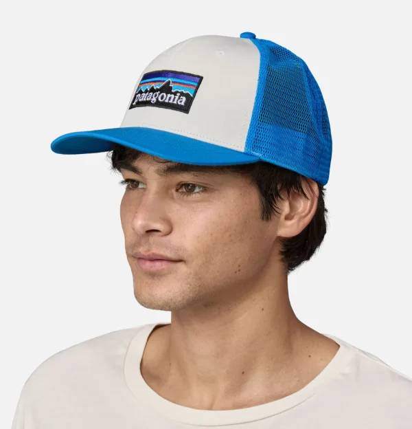 P6logo Trucker Hat Vessel Blue