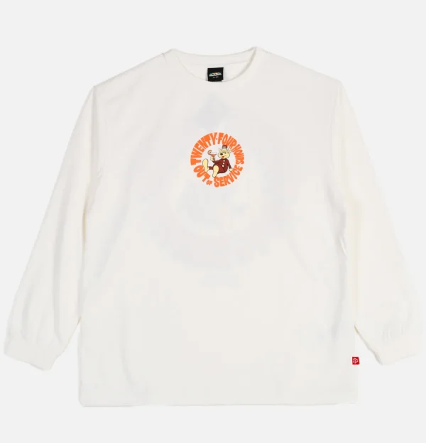 Poly Tee Ls 24hrs White