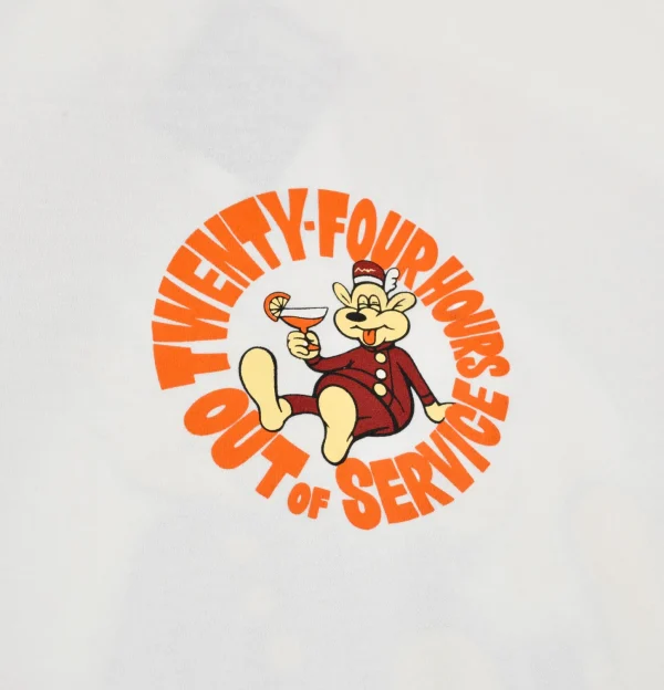 Poly Tee Ls 24hrs White