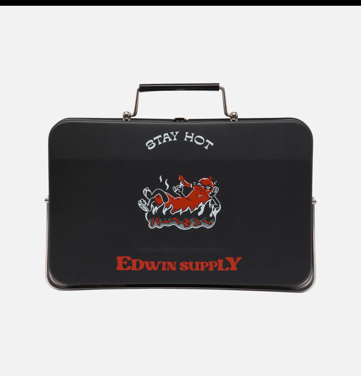 Portable Bbq Steel Black