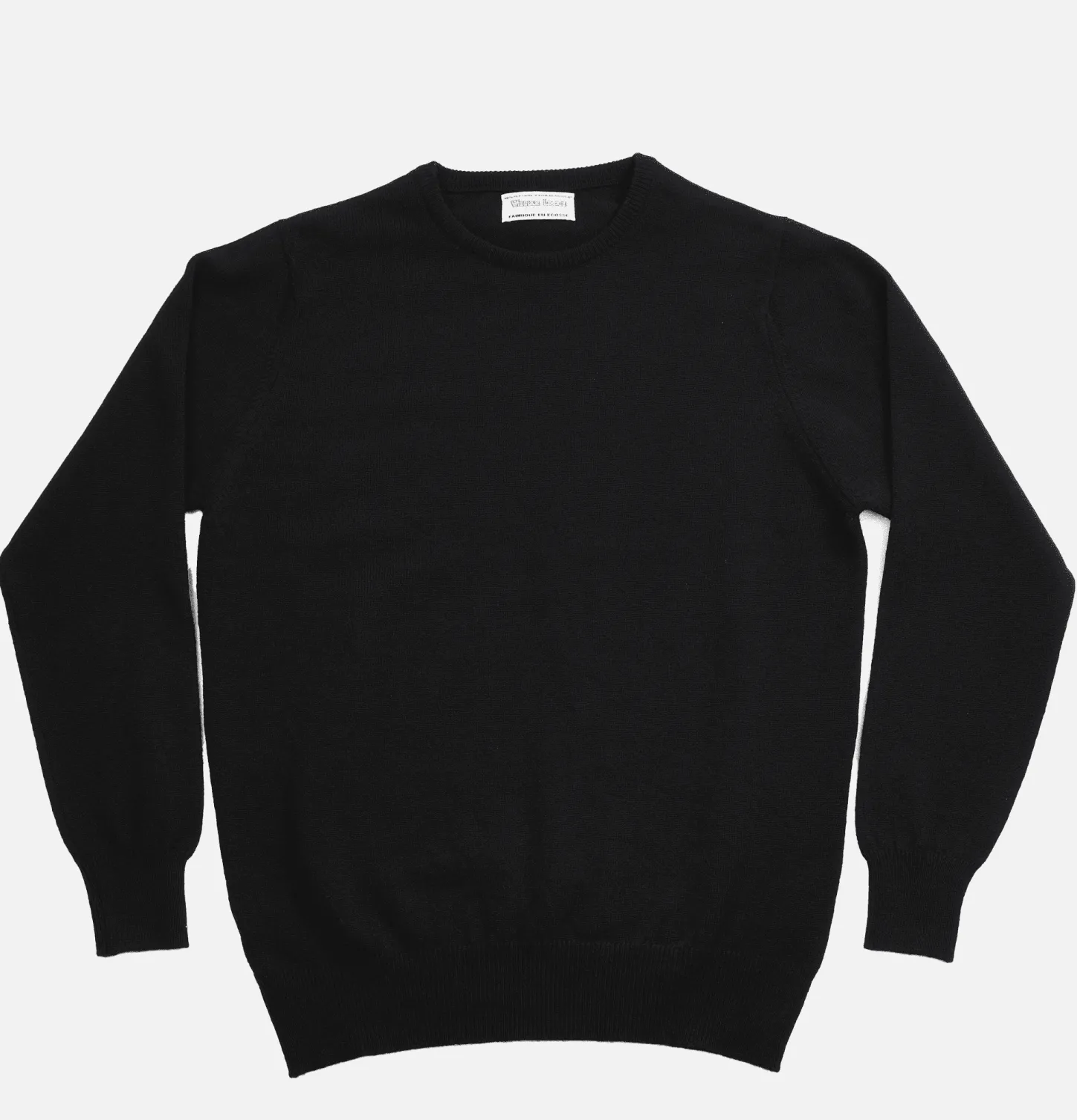 Pull Col Rond Black