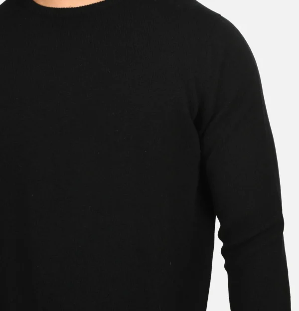 Pull Col Rond Black
