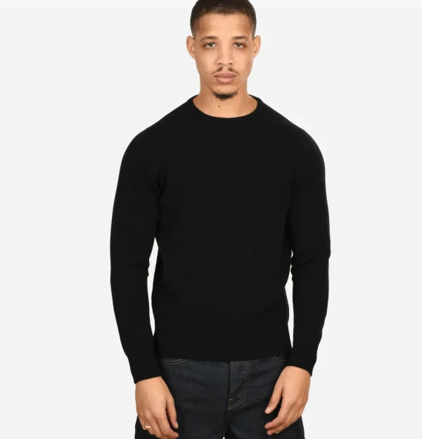 Pull Col Rond Black