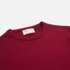 Pull Col Rond Bordeaux