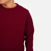 Pull Col Rond Bordeaux