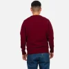 Pull Col Rond Bordeaux