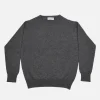 Pull Col Rond Charcoal