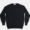 Pull Col Rond Navy