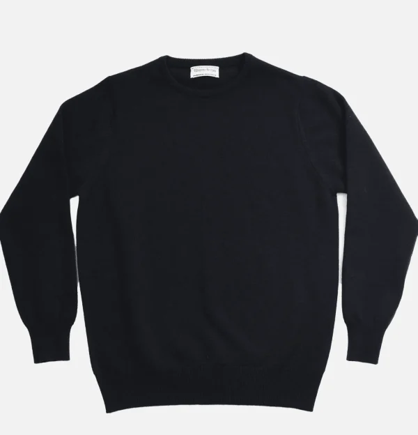 Pull Col Rond Navy