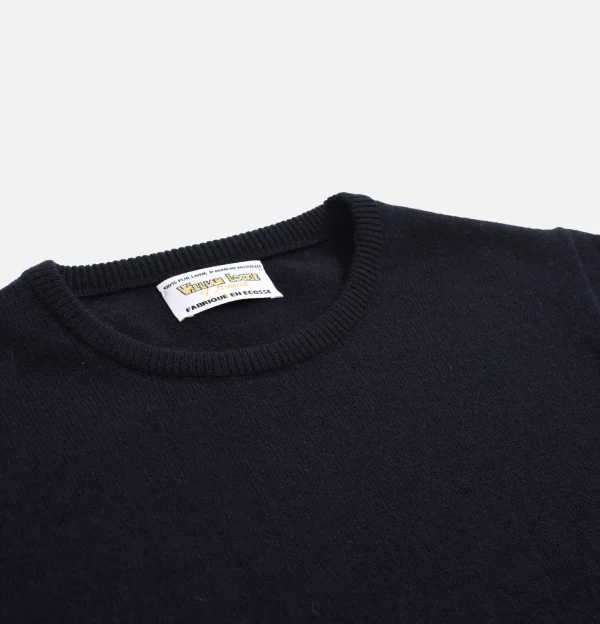 Pull Col Rond Navy