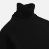 Pull Col Roulé Aryan Black