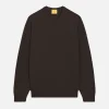 Pull Youri Col Rond Marron