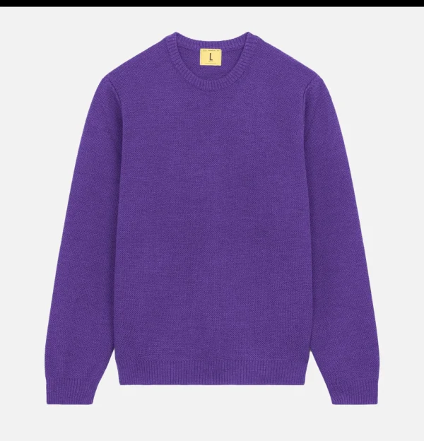 Pull Youri Col Rond Violet