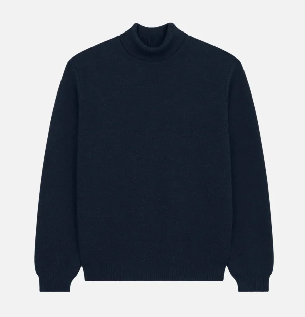 Pull Youri Col Roulé Navy