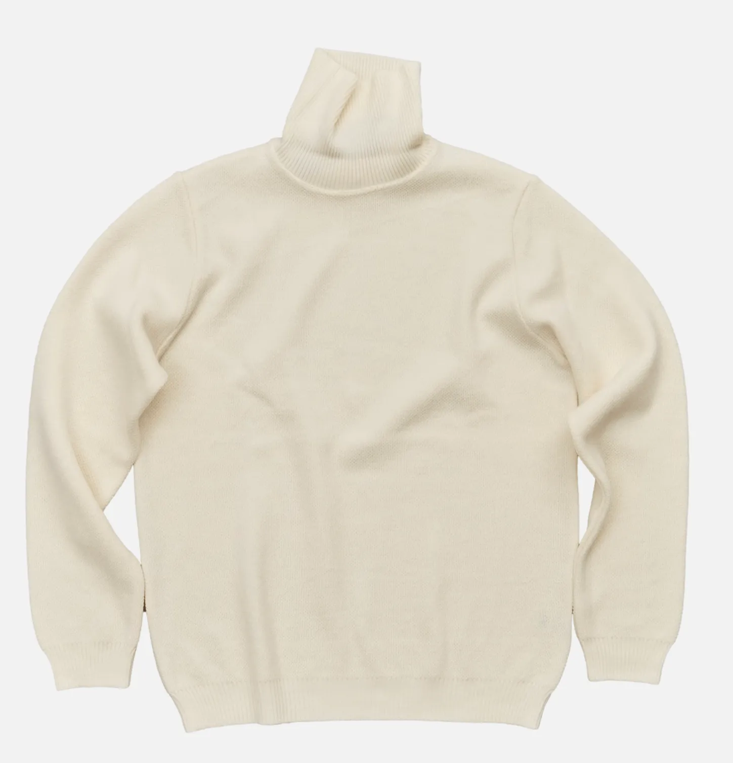 Pull Youri Col Roule Ecru