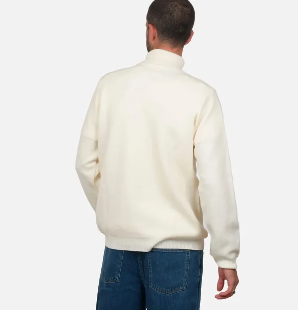 Pull Youri Col Roule Ecru