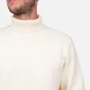 Pull Youri Col Roule Ecru