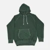 Pullover Hood Sweat Dk Green