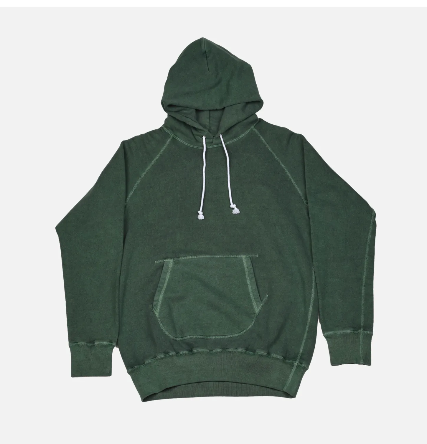 Pullover Hood Sweat Dk Green