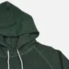 Pullover Hood Sweat Dk Green