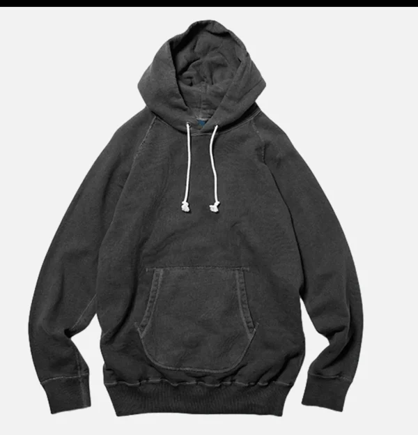 Pullover Hooded Sweat Black