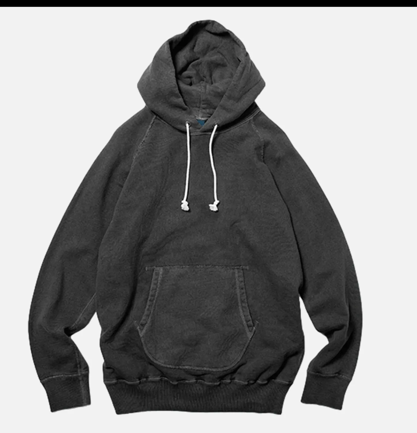 Pullover Hooded Sweat Black